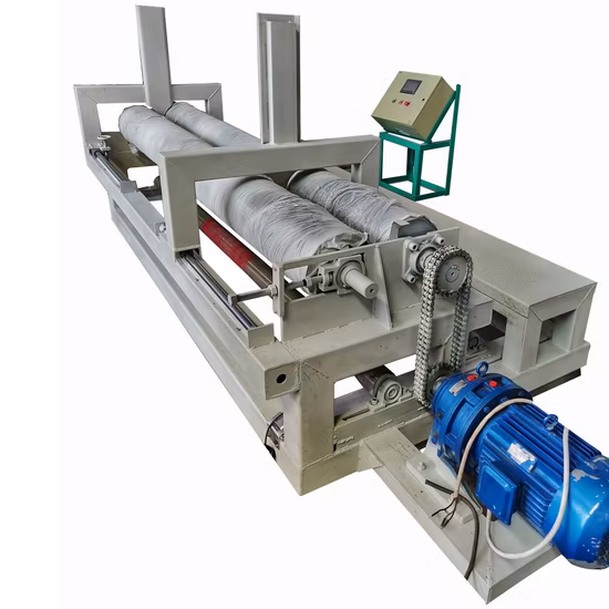 Macchina per punteggiare il riavvolgimento automatico del tessuto in tela cerata