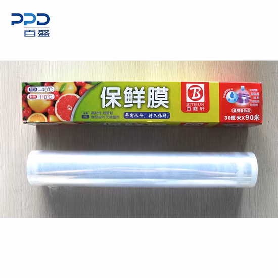 Macchina ribobinatrice per pellicola trasparente in acciaio inossidabile con funzione punteggiata